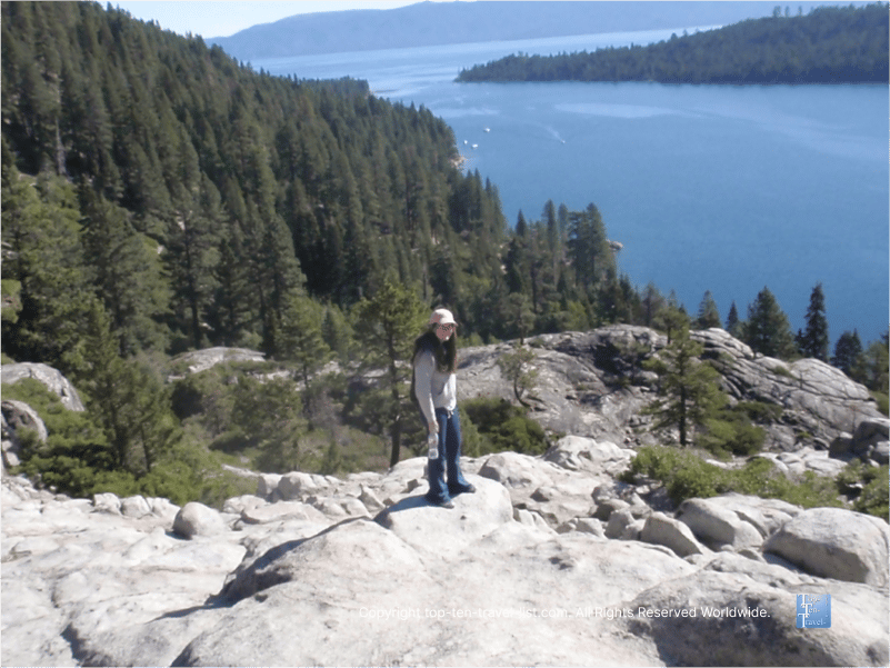Hiking Emerald Bay State Park in Lake Tahoe