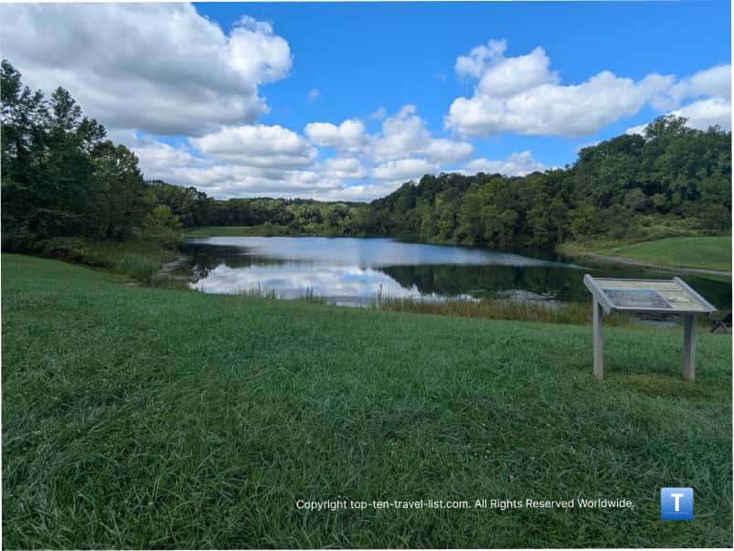 Indigo Lake on the Towpath Trail in Ohio