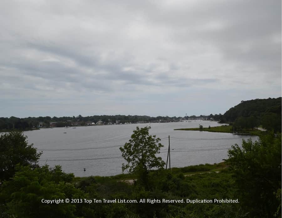 Mystic CT scenic overlook
