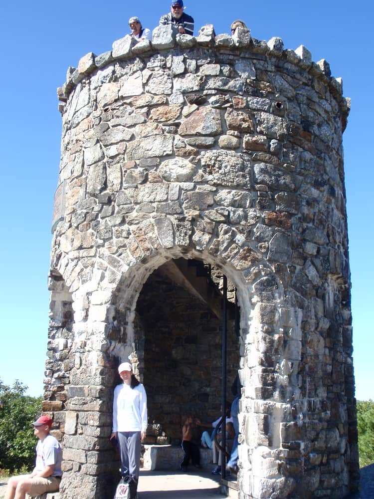Mt. Battie tower at Camden Hills State Park