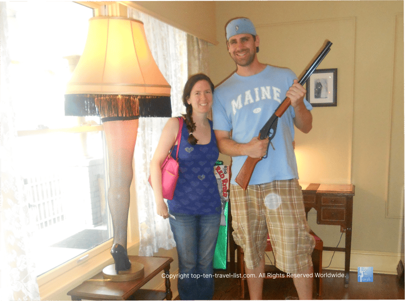 Red Ryder BB gun at A Christmas Story house in Cleveland