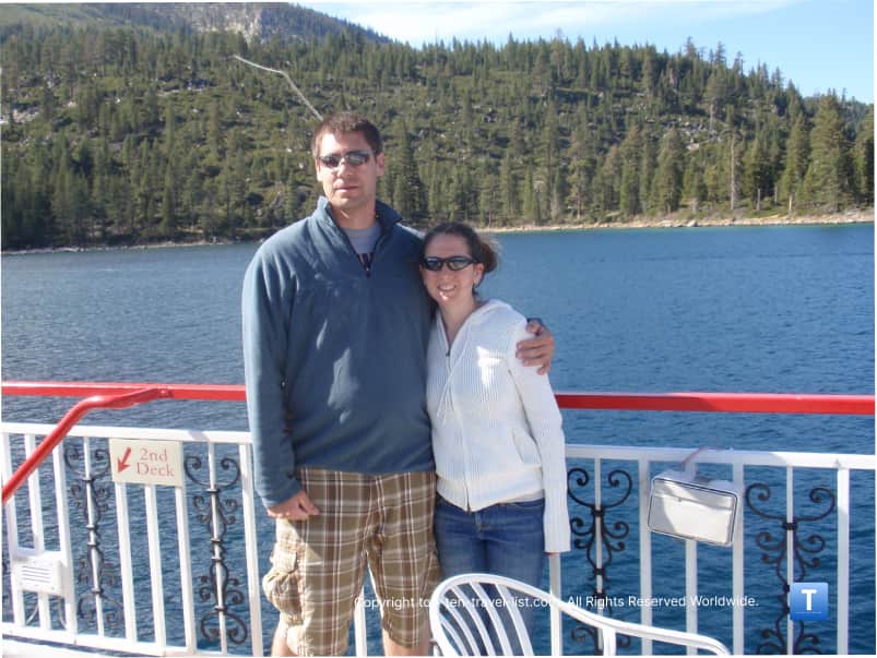 Pine trees on the Zephyr Cove cruise