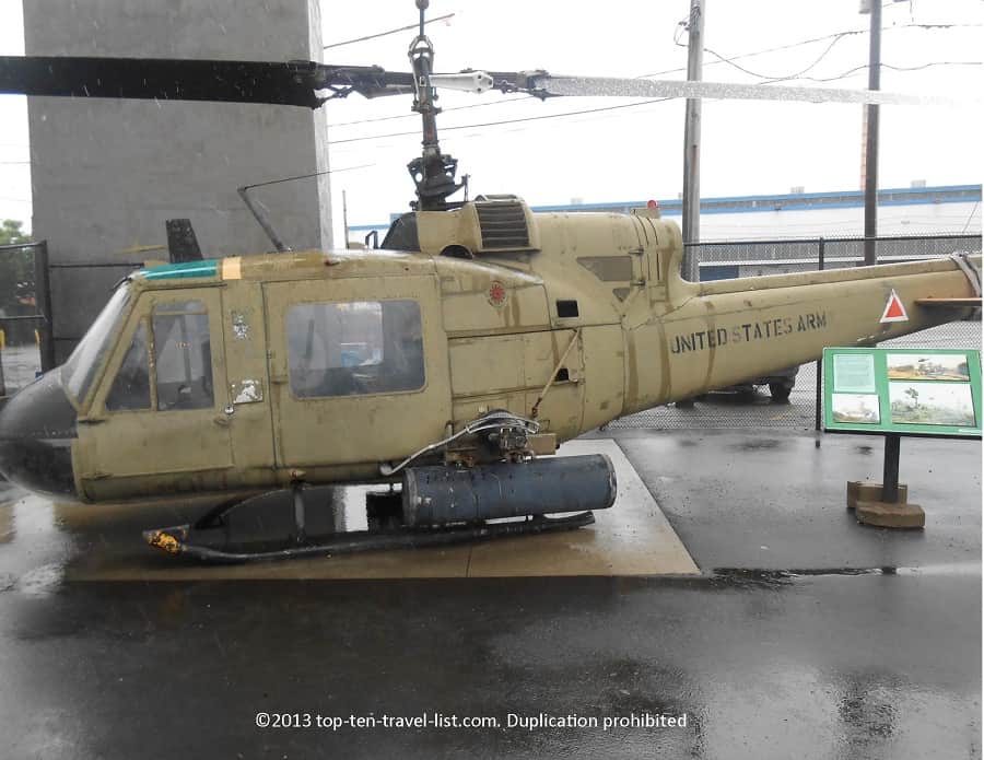 Bell Huey Helicopter at Battleship Cove 