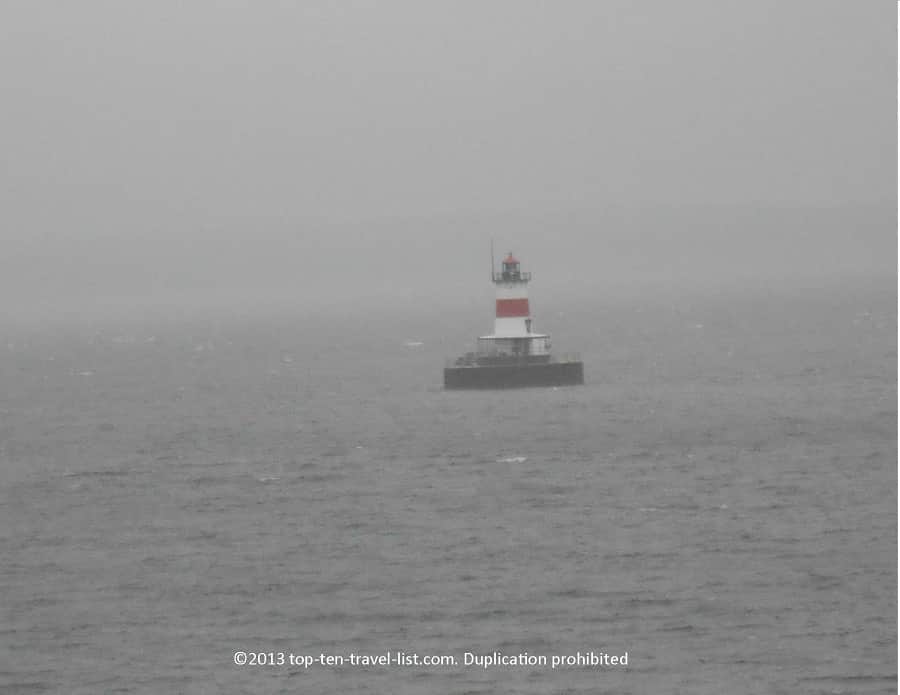 Borden Flats Lighthouse in Fall River