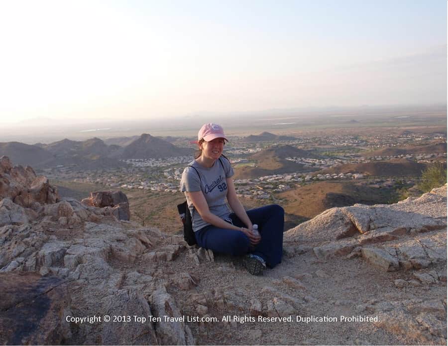 Scenic views at Camelback Mountain