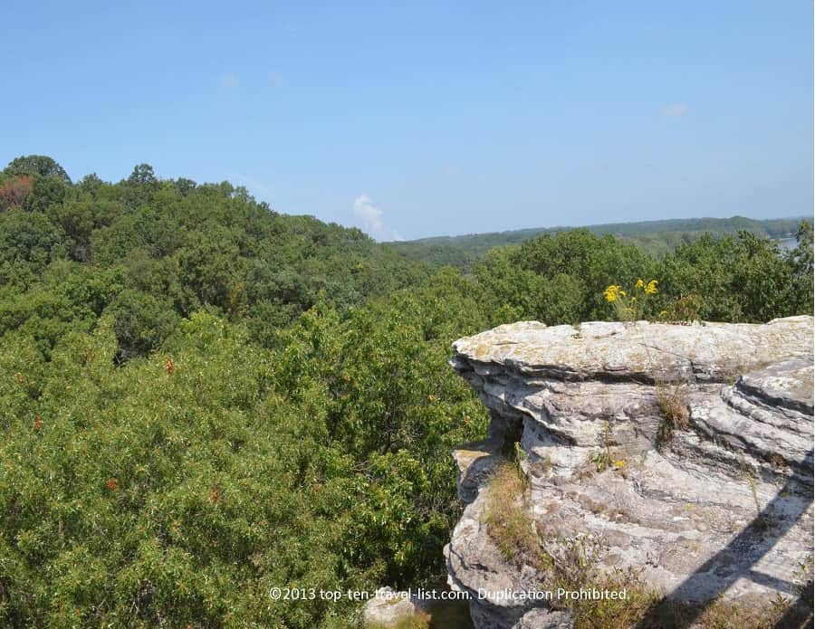 Castle Rock made of St. Peter sandstone