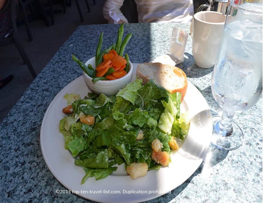 Caesar Salad at the Atlantic Beach Club in Middletown, Rhode Island