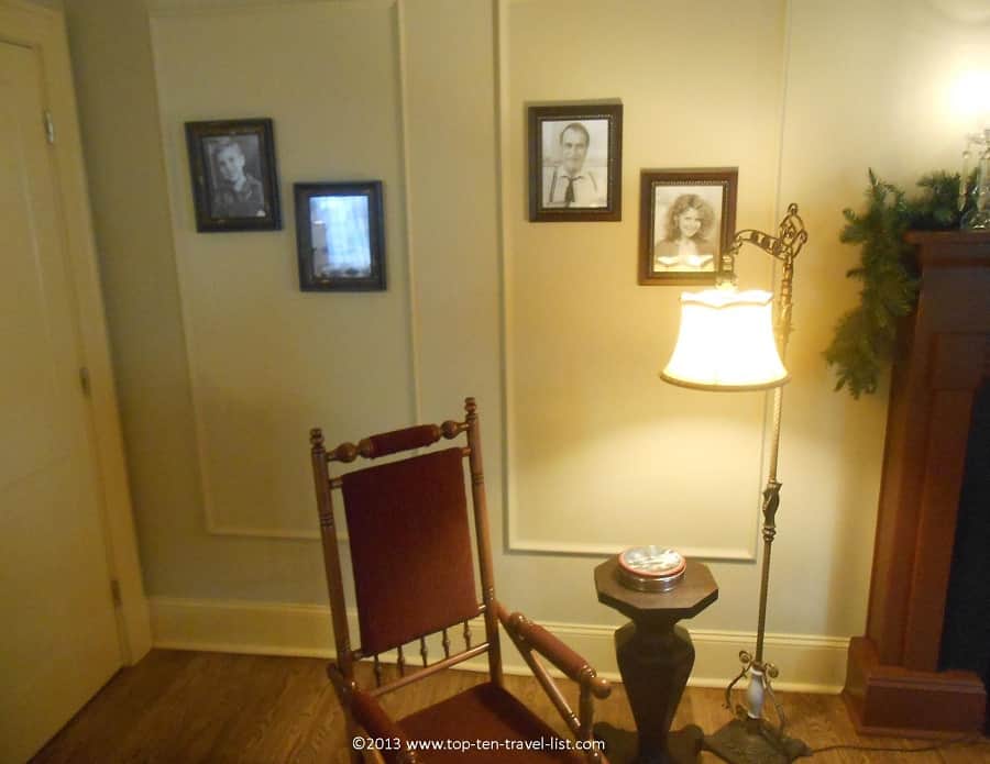 Family photos in "A Christmas Story" house in Cleveland