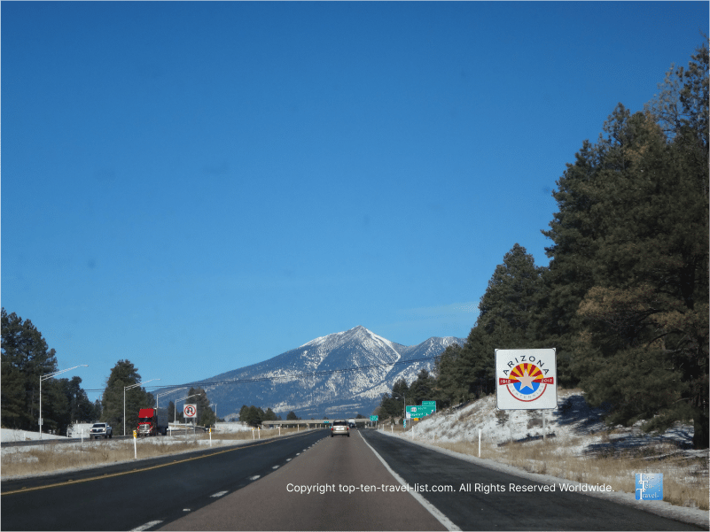 Driving near Flagstaff