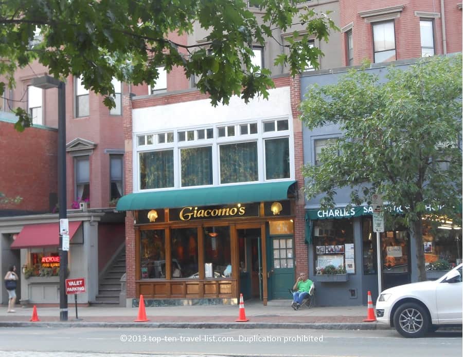 Giacomo's in downtown Boston, Massachusetts