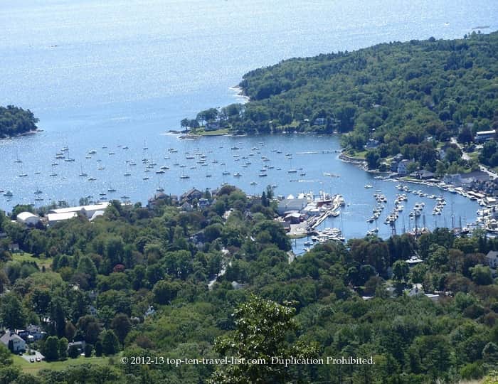 Views of Camden, Maine harbor