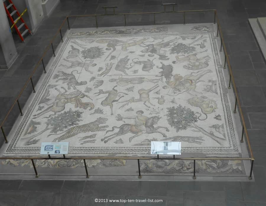 Largest floor mosaic in the US at the Worcester Art Museum