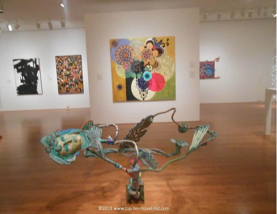 Colorful contemporary modern artwork at the Worcester Art Museum