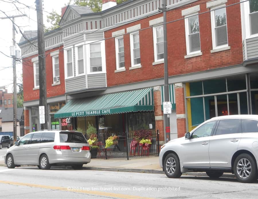 Le Petit Triangle Cafe in Cleveland, Ohio