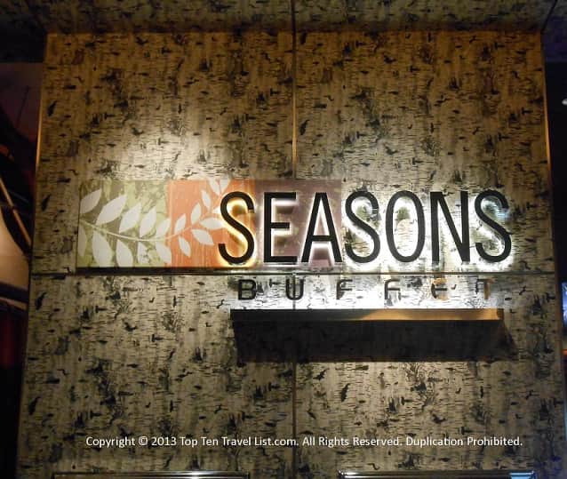 Seasons Buffet at Mohegan Sun in Connecticut