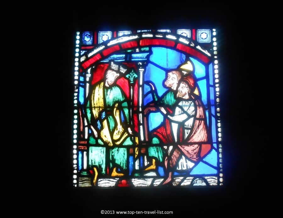 Stained glass at Worcester Art Museum