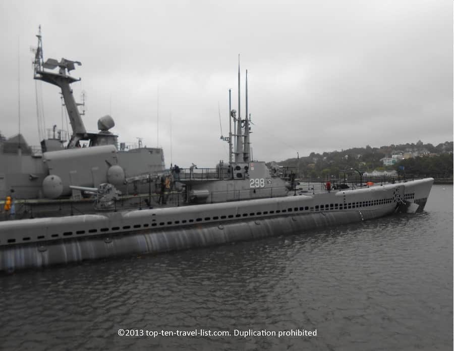 USS submarine Lionfish in Fall River 