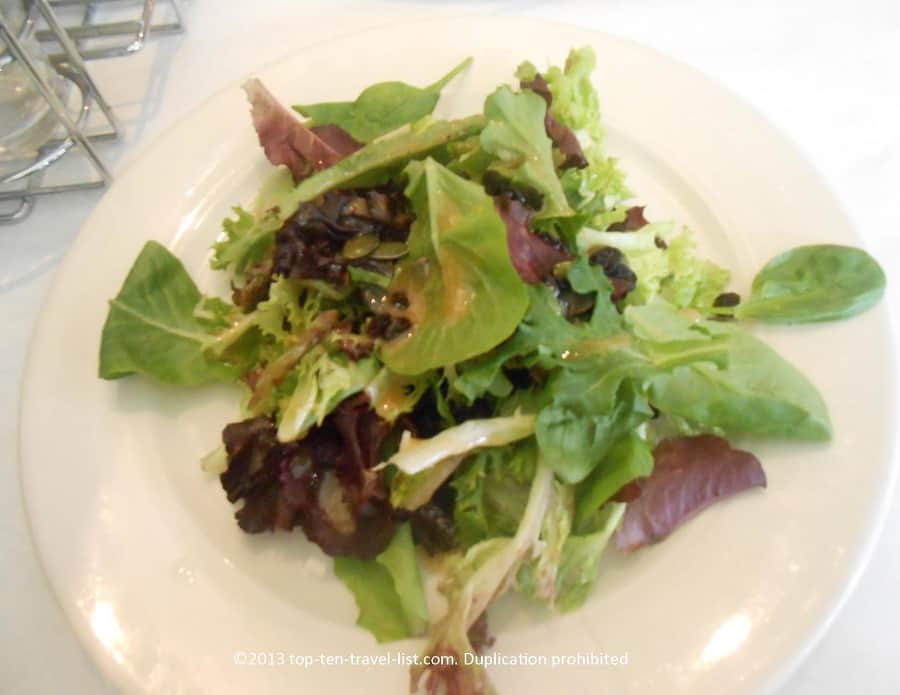 Triangle salad at Le Petit Triangle Cafe in Cleveland