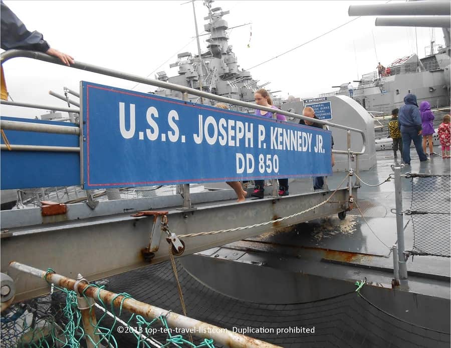 USS Joseph P. Kennedy Jr.DD 850  in Fall River