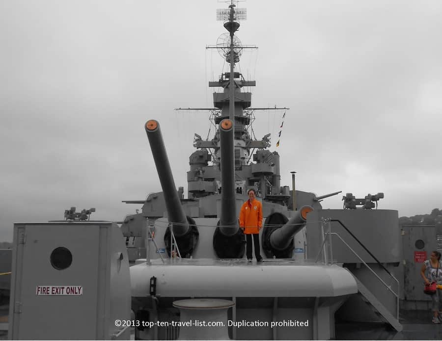 USS Massachusetts photo opportunity