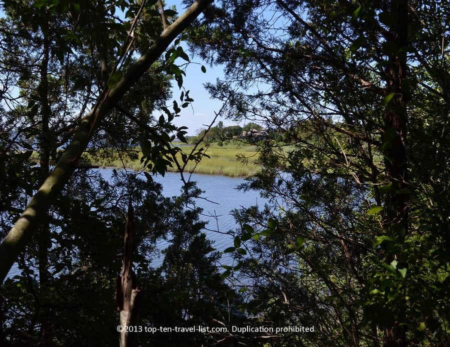 River views at Emilie Ruecker Wildlife Refuge