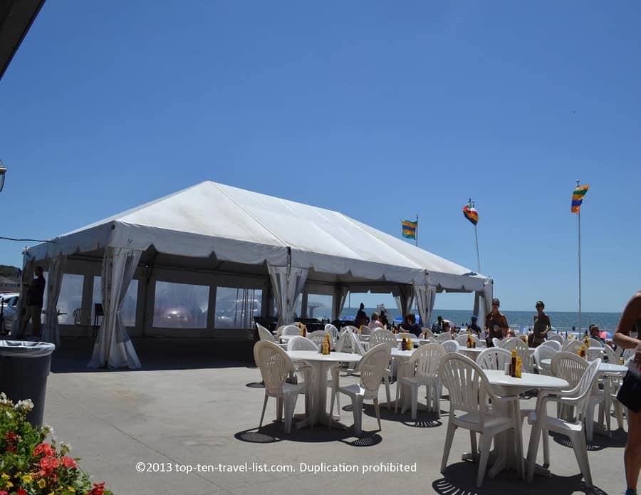 Atlantic Beach Club - Middletown, Rhode Island - outdoor bar seating