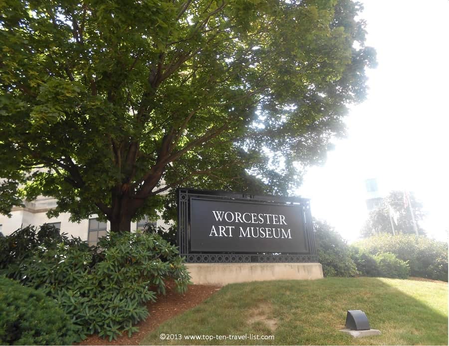 Worcester Art Museum sign