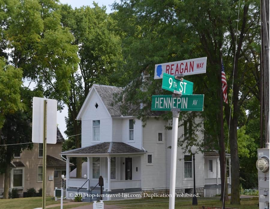 Ronald Reagan house in Dixon, Illinois