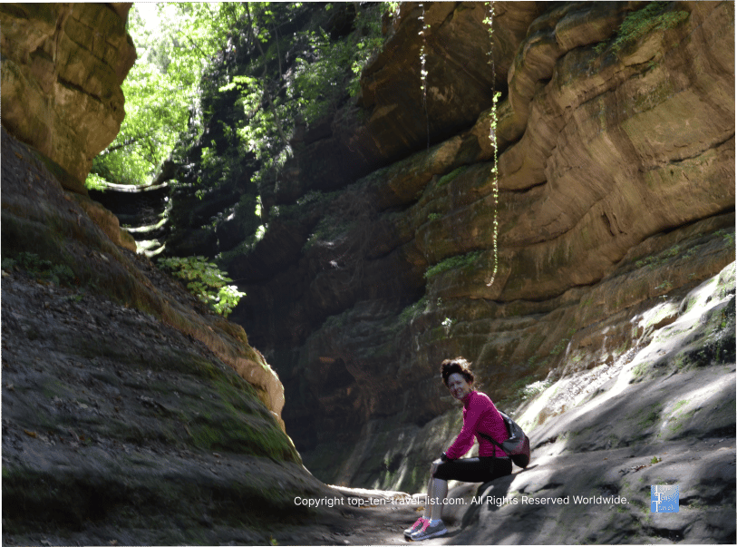 Canyon at Starved Rock State Park