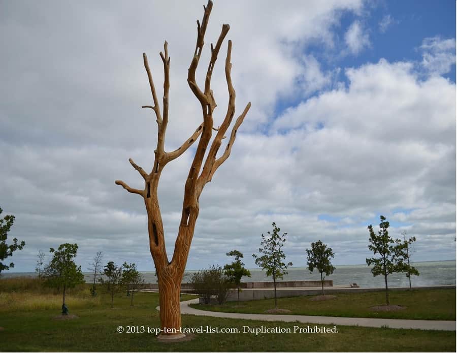 Tree sculpture in Chicago