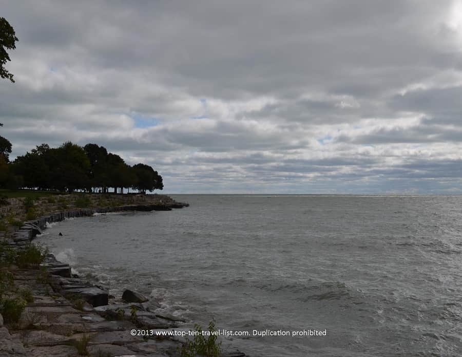 Dark overcast day in Chicago