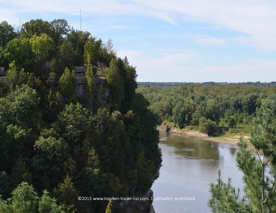Views of the Illinois River at Starved Rock State Park