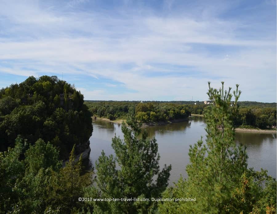 Views of the Illinois River at Starved Rock State Park