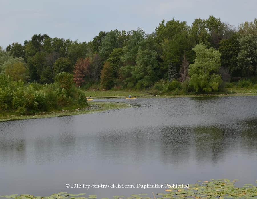 Kayaker at Lake Katherine