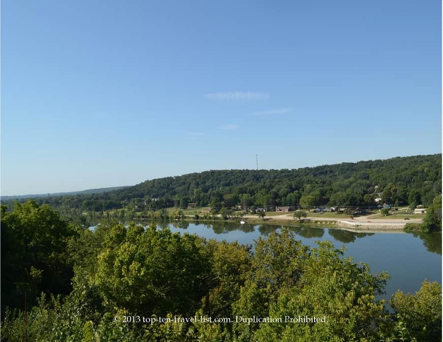 Overlook of the Rock River at Lowden State Park