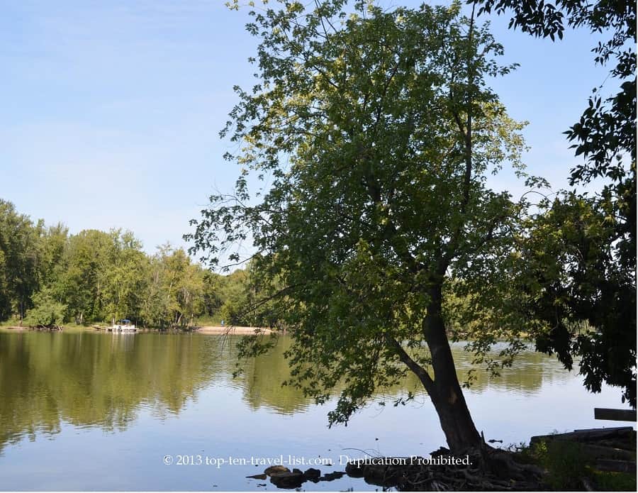 Gorgeous views of the Rock River in Oregon, Illinois