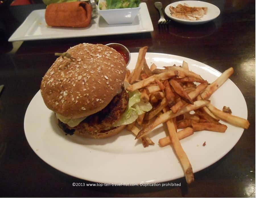 Turkey burger at Ditka's of Pittsburgh