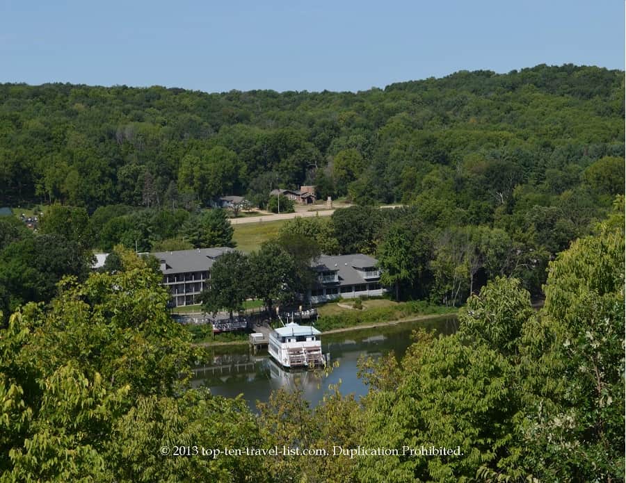 Scenic overlook at Lowden State Park