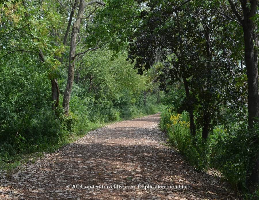 Walking path around Lake Katherine