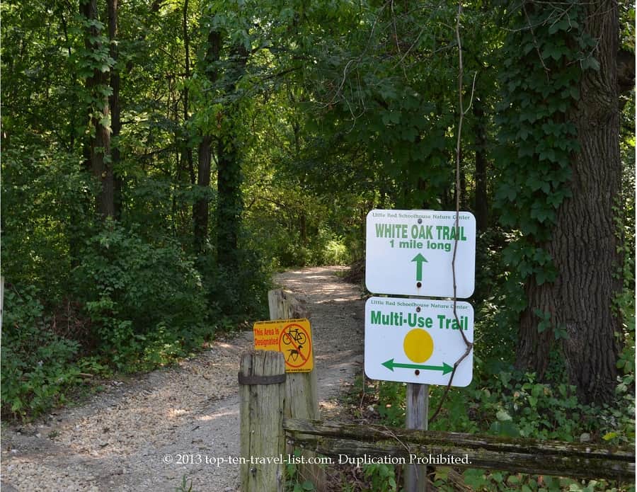 White Oak Trail at Little Red School House Nature Center