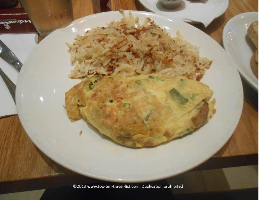 Veggie Omelet at Wildberry Cafe in Chicago