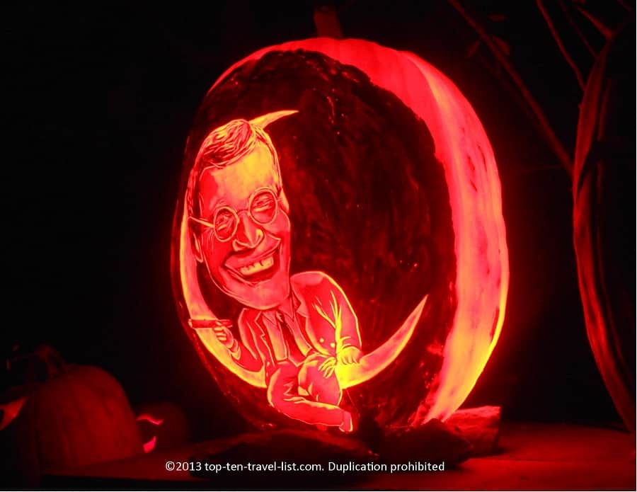 David Letterman Jack O'Lantern 