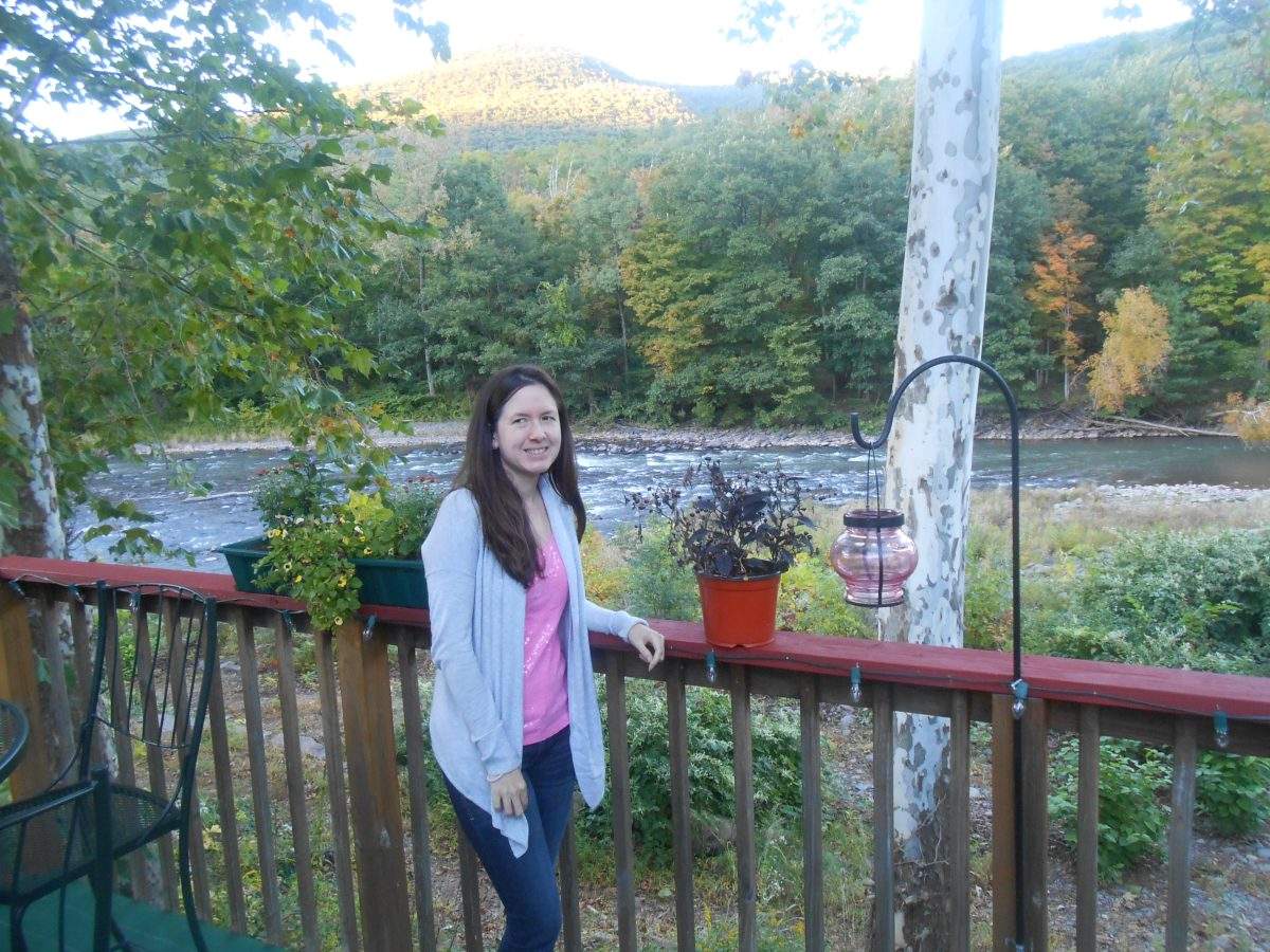 Scenic patio at the Catamount