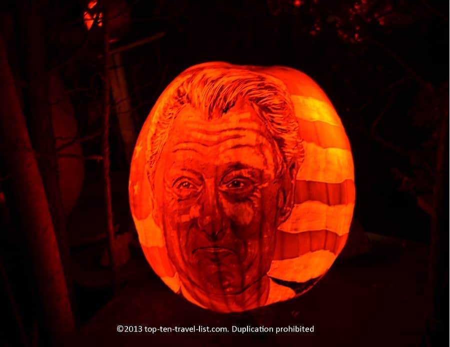 Bill Clinton Jack O'lantern 