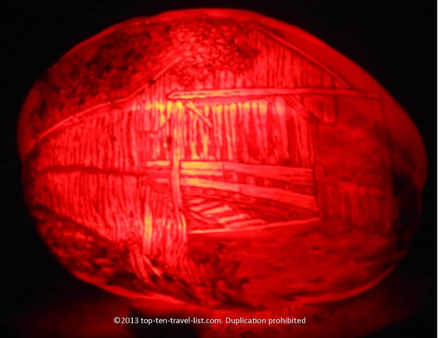 Covered bridge Jack o'Lantern