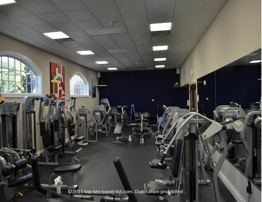 Fitness center at the Emerson Spa and Resort