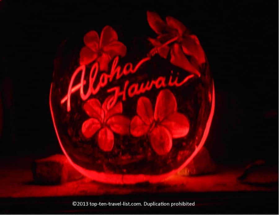 Hawaii Aloha Jack O'Lantern 