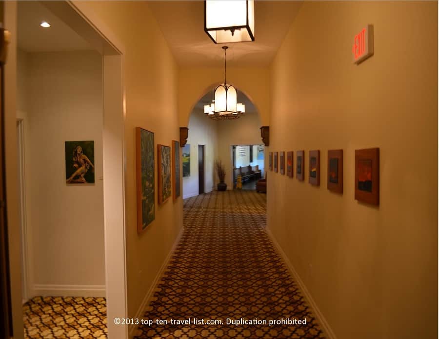 Art gallery at the Emerson resort