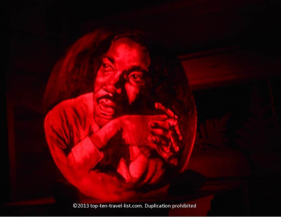 Martin Luther King Jack O'Lantern 