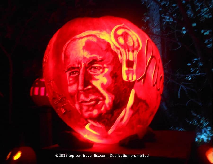 Thomas Edison Jack O'Lantern 
